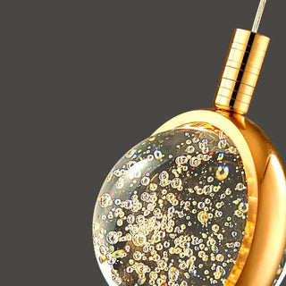 DISCA Luxury Cascade Gilded Crystal Discs Ceiling Light – view 12