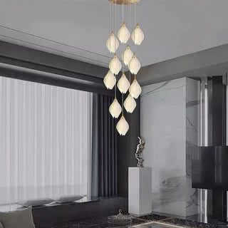 PALLE Cascade LED Golden Leaf Pendant – view 4