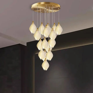 PALLE Cascade LED Golden Leaf Pendant – view 3