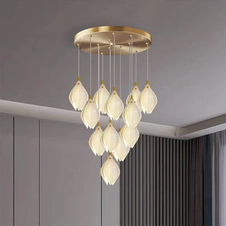 PALLE Cascade LED Golden Leaf Pendant – view 2