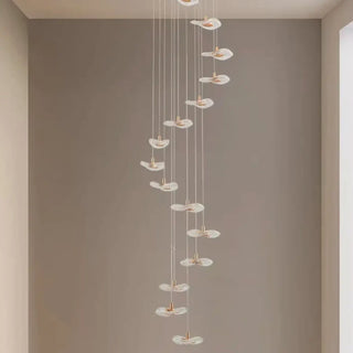 MODILUS Cascade Modern Luminous Disk Staircase Ceiling Light – view 2
