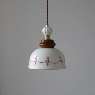 IWONAH Ceramic Floral Ceiling Light – view 4