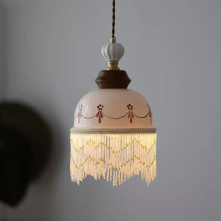 IWONAH Ceramic Floral Ceiling Light – view 3