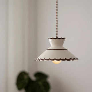GOITERISE Elegant Retro Ceramic Ceiling Light – view 1