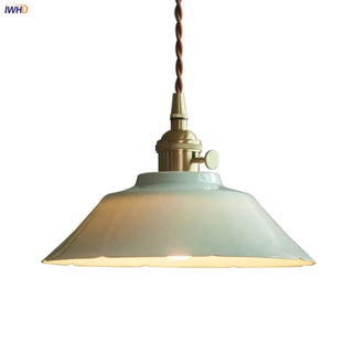 GOITERISE Elegant Retro Ceramic Ceiling Light – view 3