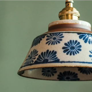 MALIA Enamelled Ceramic Kitchen Living Room Ceiling Light – view 4