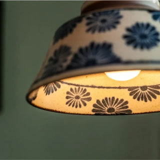 MALIA Enamelled Ceramic Kitchen Living Room Ceiling Light – view 2