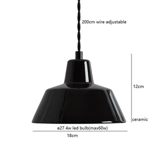 FAMISIH Minimalist Ceramic Workshop Ceiling Light – view 13