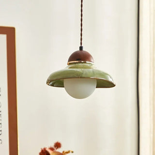 JOKATU Vintage Natural Ceramic Ceiling Light – view 3