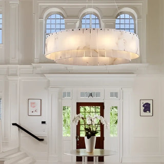 BURDIRY Circular Stone Effect Marble LED Ceiling Light – view 3