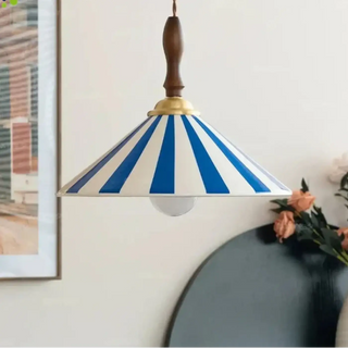 FONNIER Modern Conical Stripes Decor Ceiling Light – view 2