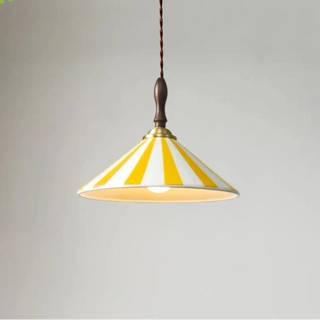 FONNIER Modern Conical Stripes Decor Ceiling Light – view 1