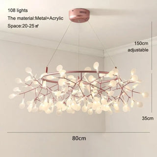 HERIETE Contemporary Metal Acrylic Ceiling Light – view 8