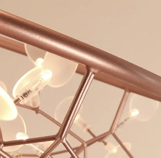 HERIETE Contemporary Metal Acrylic Ceiling Light – view 3