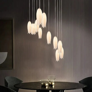 Suspension contemporaine – Abat-jour en céramique fait main | Lampe suspendue moderne