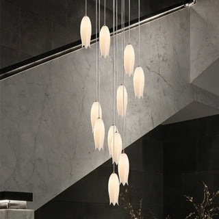 Designer ceramic pendant, handcrafted contemporary hanging ceiling lamp