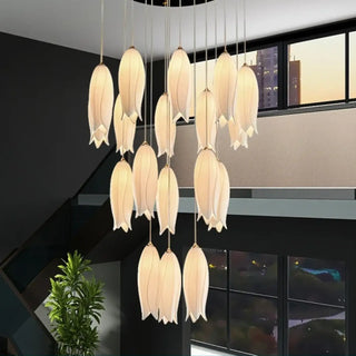Suspension contemporaine – Abat-jour en céramique fait main | Lampe suspendue moderne