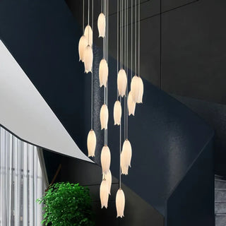 Handcrafted ceramic pendant lamp, contemporary modern hanging ceiling light