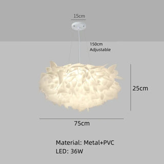 MANTIC Contemporary White Aerial Ceiling Light – view 3