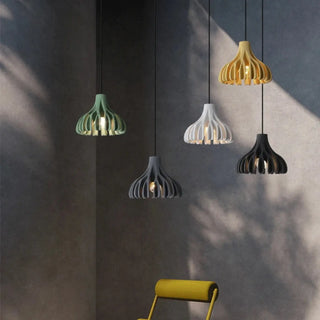 GUIFA Contemporary Wood Color Ceiling Light – view 3
