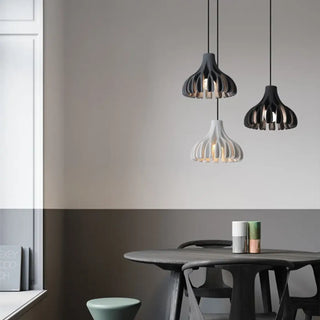 GUIFA Contemporary Wood Color Ceiling Light – view 2