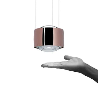 Suspension contemporaine dorée – Éclairage suspendu moderne avec lignes lumineuses délicates
