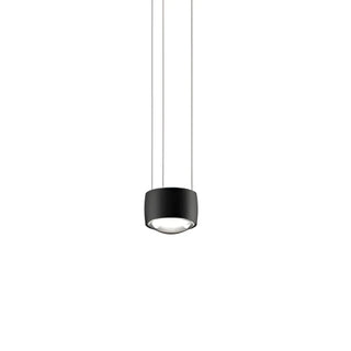 Designer linear gold pendant lamp, delicate luminous ceiling fixture