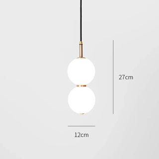 PANGAL Contemporary Transparent Glass Globe Pendant – view 7