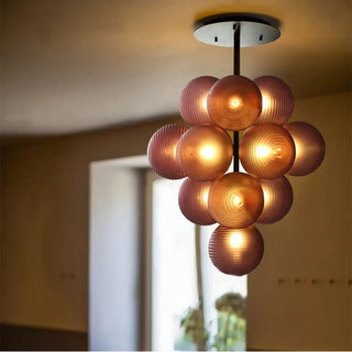 SOLOTY Contemporary Cluster Glass Balls Ceiling Light – view 12