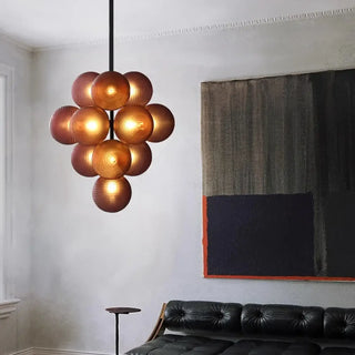 SOLOTY Contemporary Cluster Glass Balls Ceiling Light – view 14