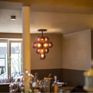 SOLOTY Contemporary Cluster Glass Balls Ceiling Light – view 11