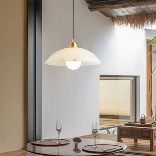 REVERE Copper Marble Minimalist Pendant – view 6