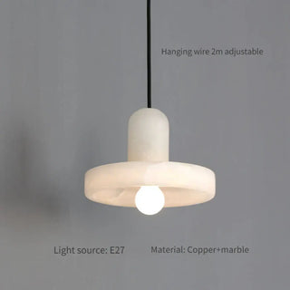 REVERE Copper Marble Minimalist Pendant – view 13