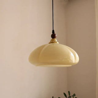 GERIMANA Copper Amber Glass Ceiling Light – view 4