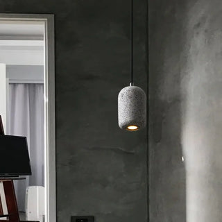 CYDE Cylinder Concrete Terrazzo Industrial Ceiling Light – view 2