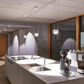 Modern multi height cylindrical pendant light, chic living room ceiling fixture
