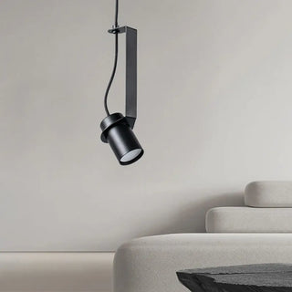 DOUBET Minimalist Modern Cylindrical Black Ceiling Light – view 4