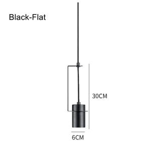 DOUBET Minimalist Modern Cylindrical Black Ceiling Light – view 7
