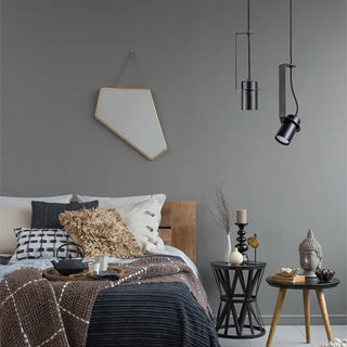 DOUBET Minimalist Modern Cylindrical Black Ceiling Light – view 10