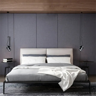 DOUBET Minimalist Modern Cylindrical Black Ceiling Light – view 6