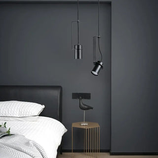 DOUBET Minimalist Modern Cylindrical Black Ceiling Light – view 13