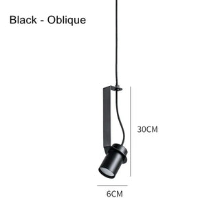 DOUBET Minimalist Modern Cylindrical Black Ceiling Light – view 8