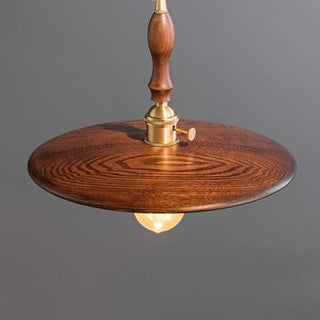 NUTIA Decorative Wood Sculpted Retro Pendant – view 3
