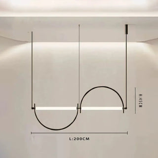Suspension géométrique – Suspension décorative finition or ou noire