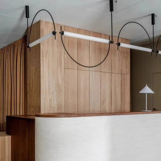 Gold geometric pendant light, decorative ceiling hanging fixture