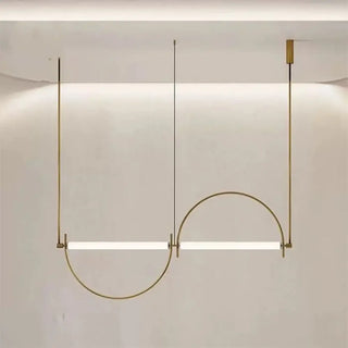 Suspension géométrique – Suspension décorative finition or ou noire