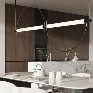 Decorative geometric pendant lamp, gold finish ceiling hanging light
