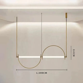 Suspension géométrique – Suspension décorative finition or ou noire
