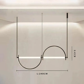 Suspension géométrique – Suspension décorative finition or ou noire