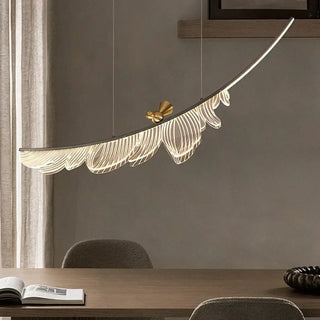 DOPOIRY Modern Decorative Feather High-End Ceiling Light – view 7